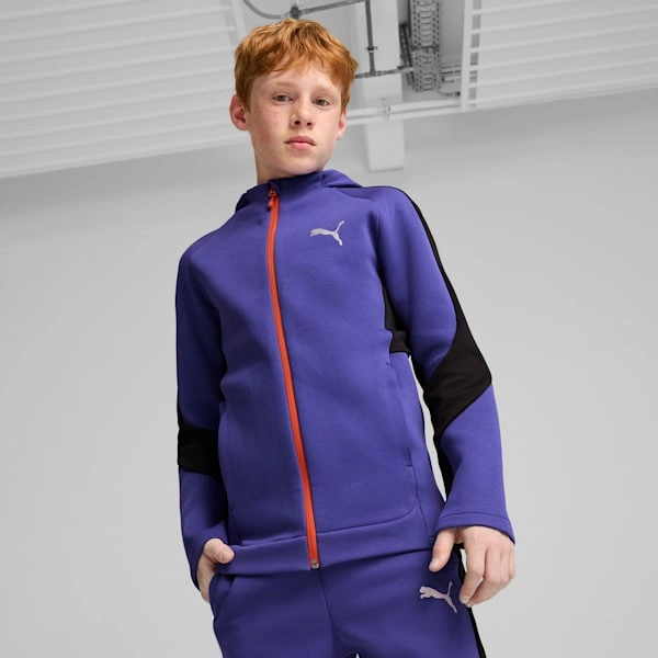 PUMA EVOSTRIBE Hoodie Cool Kids’ Zip-Up Style Comfort
