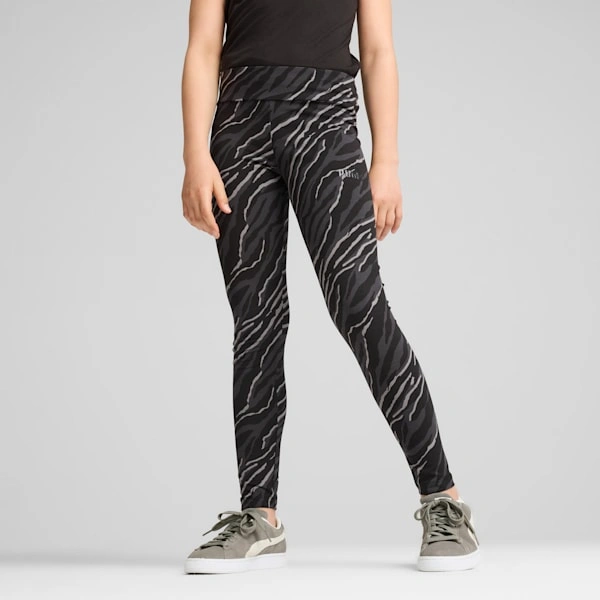 PUMA's ESS+ Animal Leggings for Big Kids: Roar into Fun!